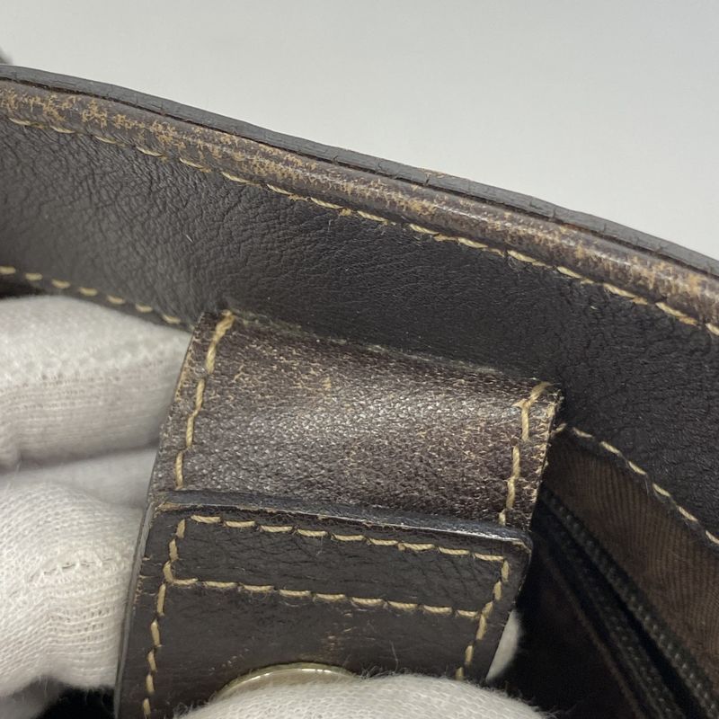 Gucci Tote GG Canvas Beige Brown Gold