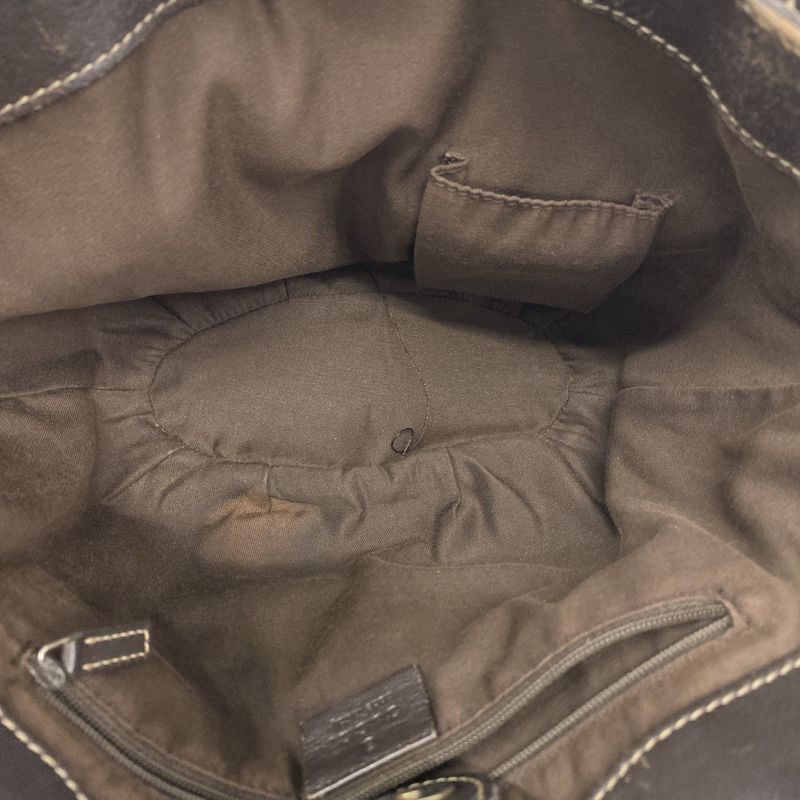 Gucci Tote GG Canvas Beige Brown Gold