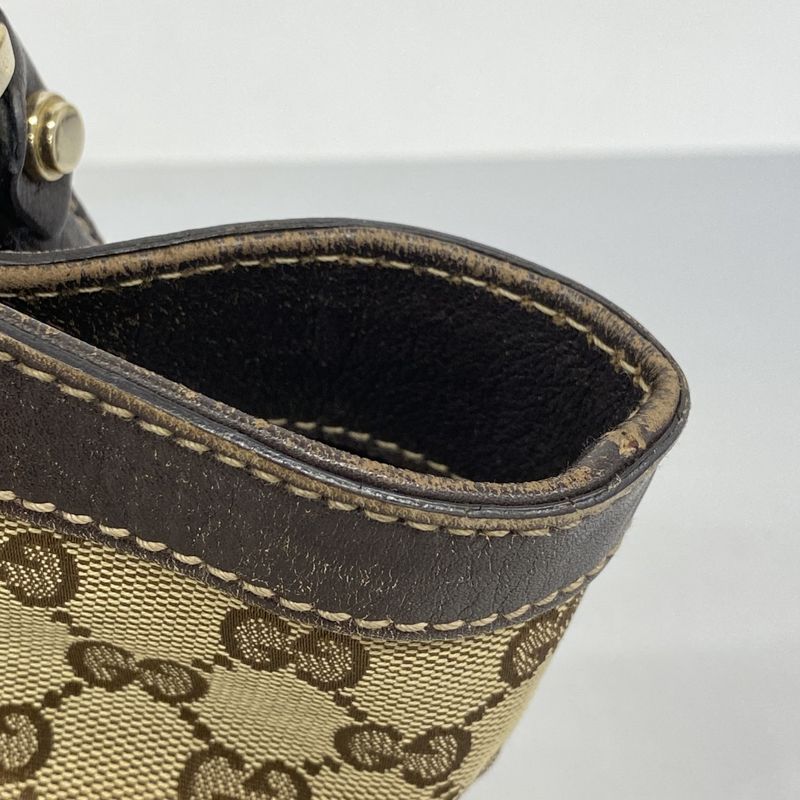 Gucci Tote GG Canvas Beige Brown Gold