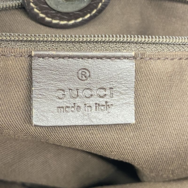 Gucci Tote GG Canvas Beige Brown Gold