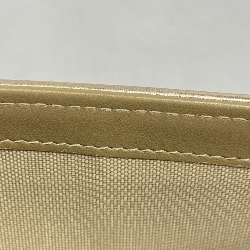 Chanel Wallet 19 Lambskin Champagne Gold Silver