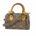 Louis Vuitton Handbag Monogram Mini Speedy Brown 2-Way Bag