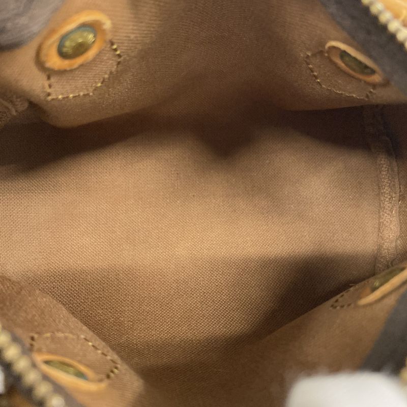 Louis Vuitton Handbag Monogram Mini Speedy Brown 2-Way Bag