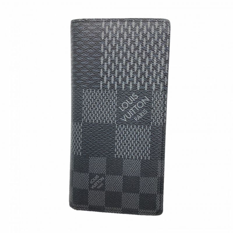 Louis Vuitton Wallet Damier Graphite Portefeuille Brother NM