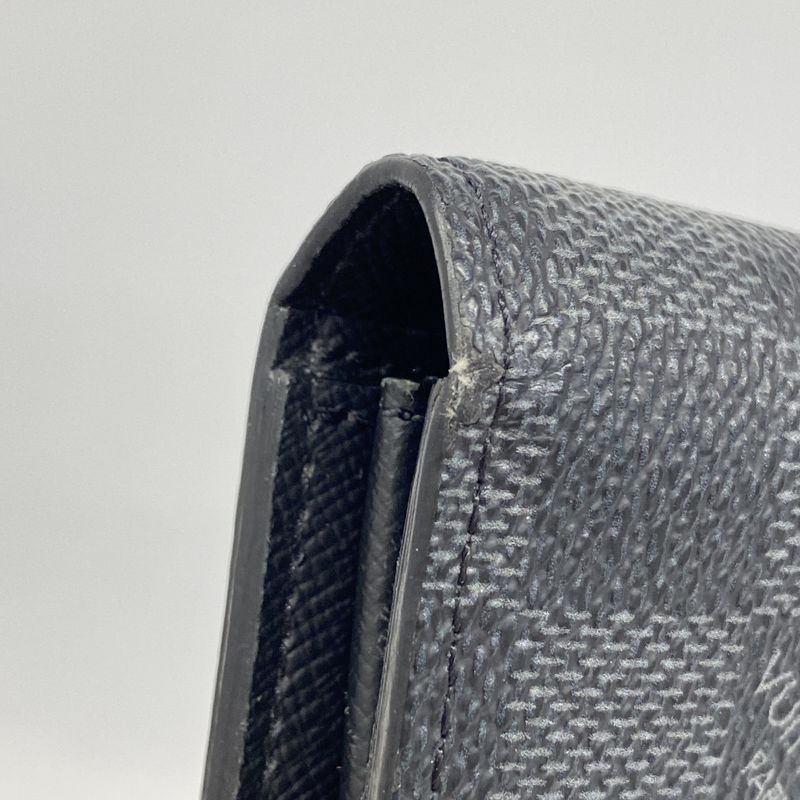 Louis Vuitton Wallet Damier Graphite Portefeuille Brother NM