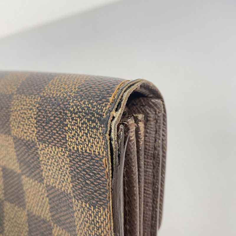 Louis Vuitton Wallet Damier Pochette Porte Monnaie Cles Ebene Evene