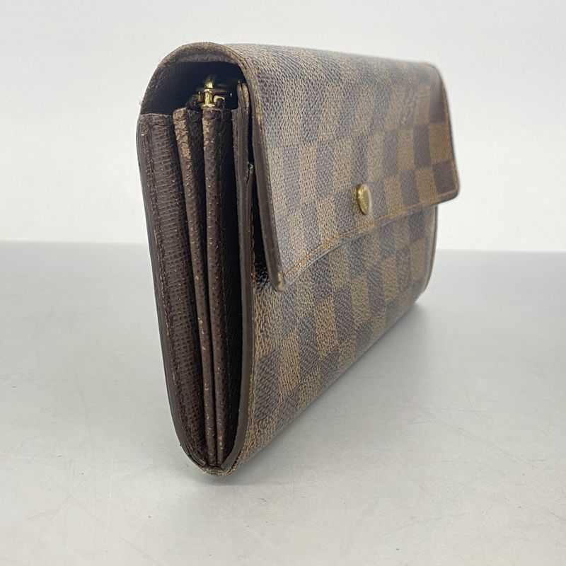 Louis Vuitton Wallet Damier Pochette Porte Monnaie Cles Ebene Evene