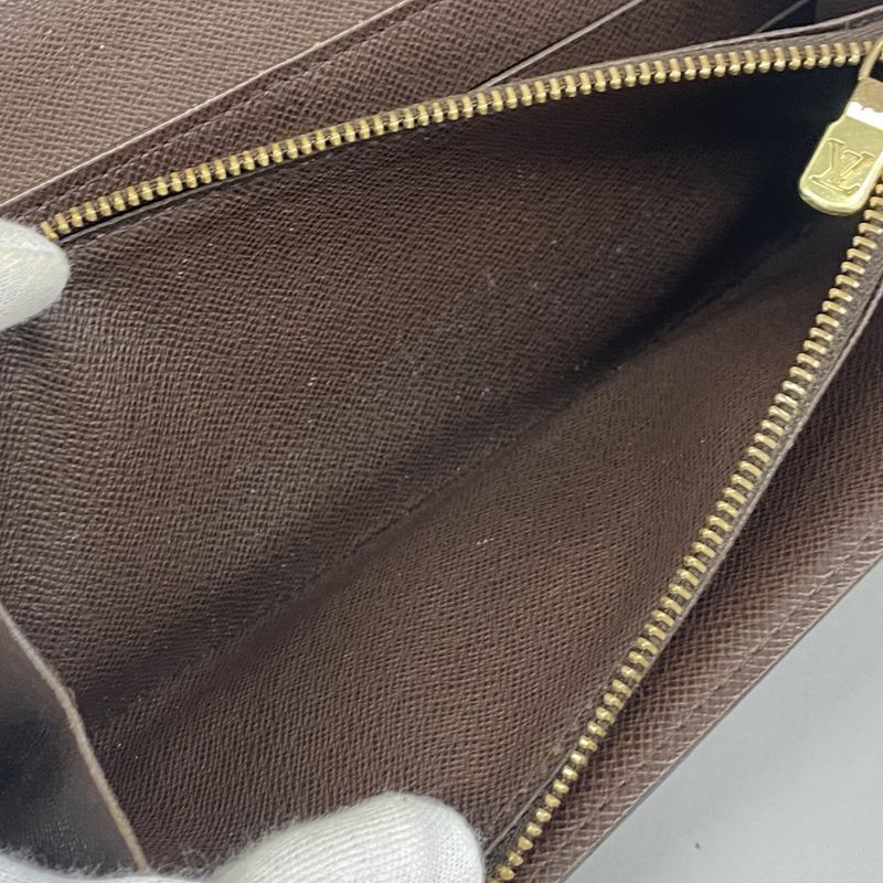 Louis Vuitton Wallet Damier Pochette Porte Monnaie Cles Ebene Evene