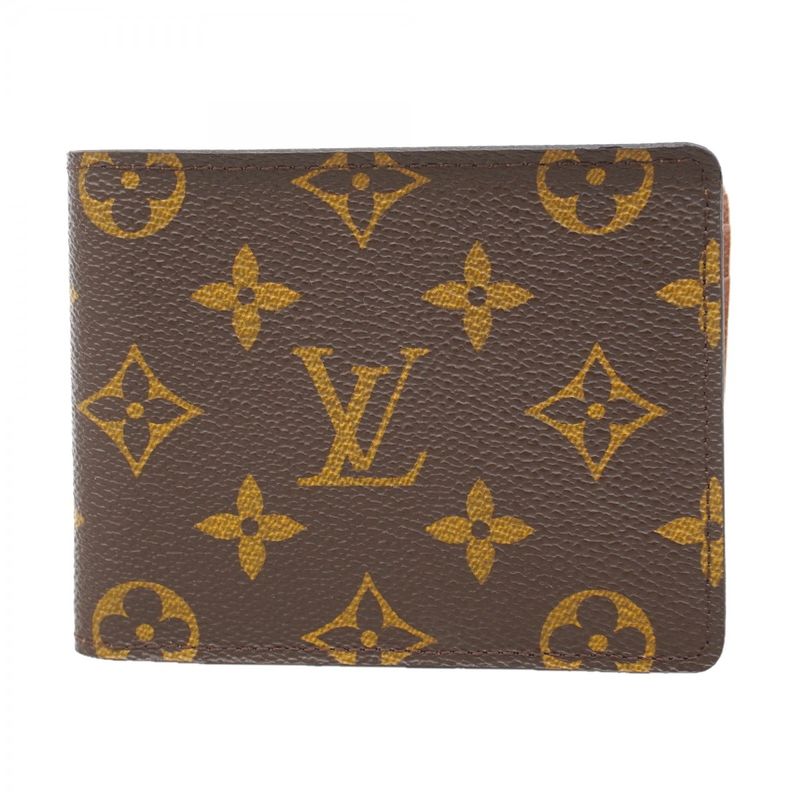 Louis Vuitton Wallet Monogram Portefeuille Multiple Brown