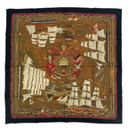 Hermes Scarf Silk Carre 90 Henry Smith Sailor Sailing Ship Nautical