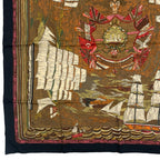 Hermes Scarf Silk Carre 90 Henry Smith Sailor Sailing Ship Nautical