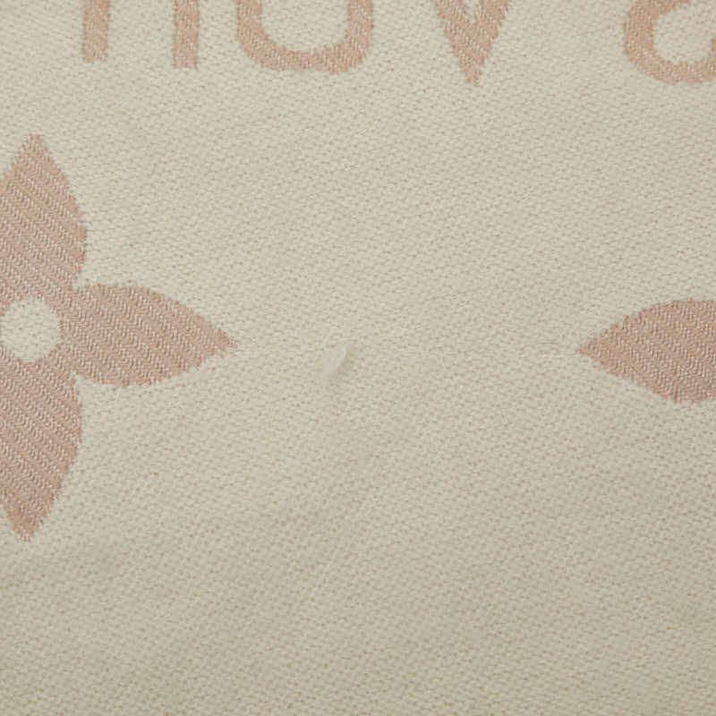 Louis Vuitton LV Essential Pink Beige Wool Shoulder Bag