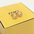 Fendi Earrings Metal Gold
