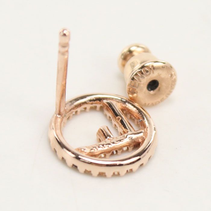 Fendi Earrings Metal Gold