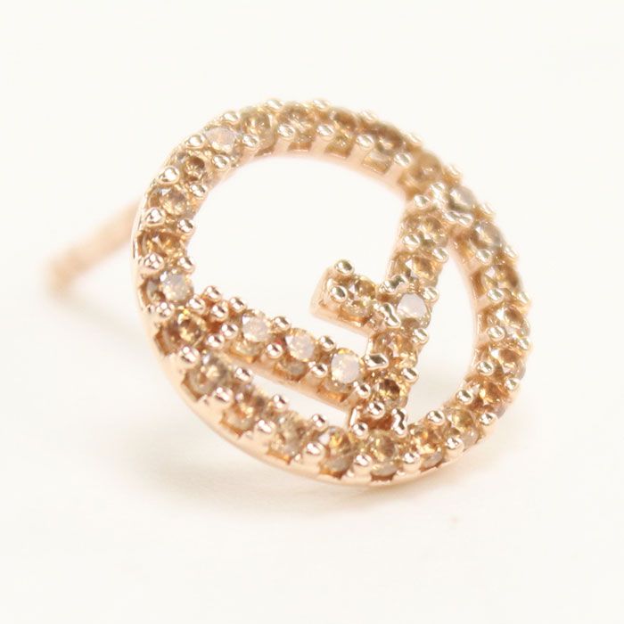 Fendi Earrings Metal Gold