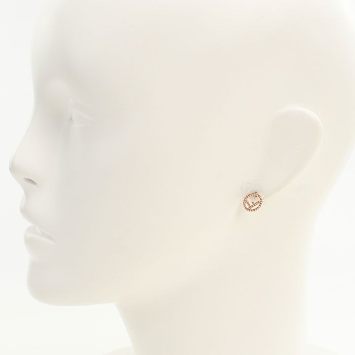 Fendi Earrings Metal Gold