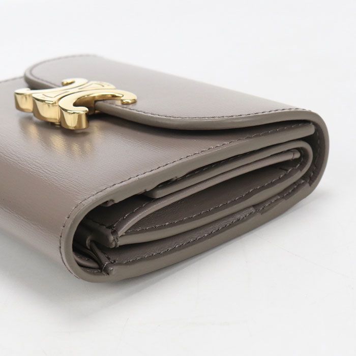 Celine Small Flap Wallet Triomphe Trifold