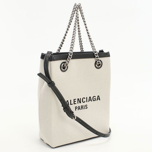 Balenciaga 2-Way Chain Tote Canvas