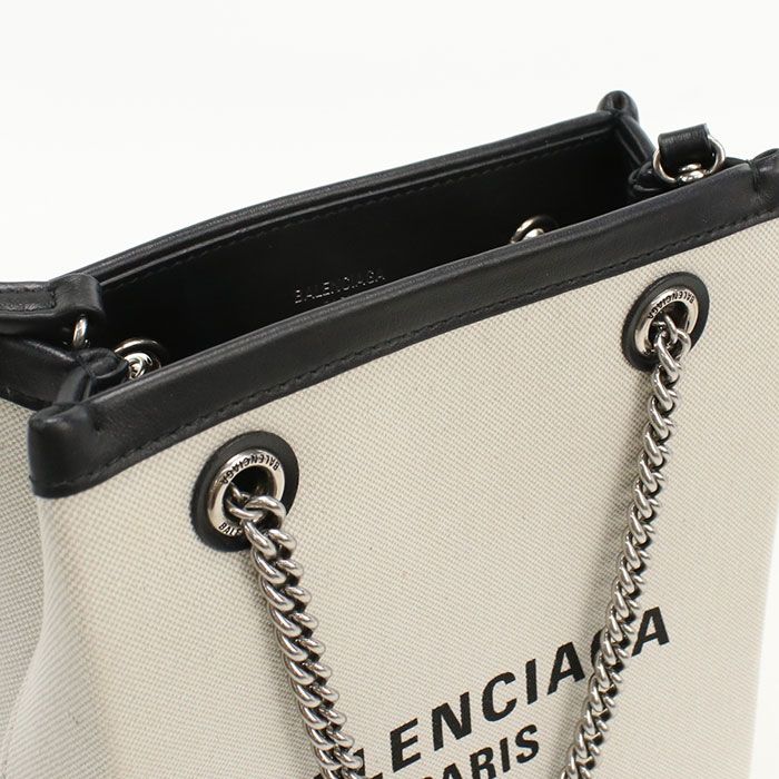 Balenciaga 2-Way Chain Tote Canvas