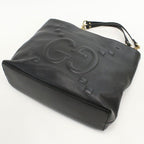 Gucci Chain GG Embossed Tote Leather