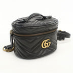 Gucci Vanity Backpack Leather Black