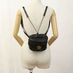 Gucci Vanity Backpack Leather Black