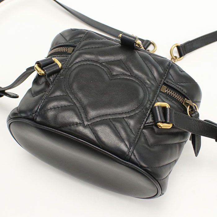 Gucci Vanity Backpack Leather Black