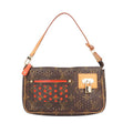 Louis Vuitton Pochette Monogram Perfot Handbag Brown Orange