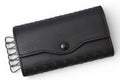 Bottega Veneta Key Case Key Ring Rows Intrecciato Nappa Black