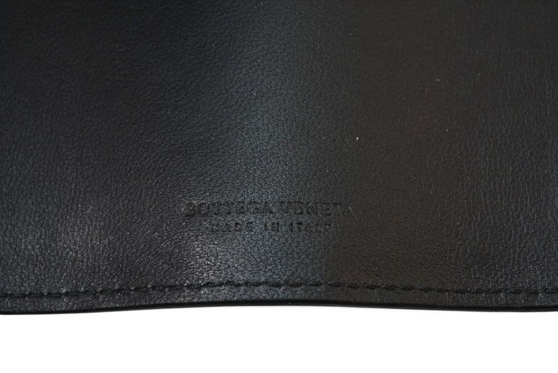 Bottega Veneta Key Case Key Ring Rows Intrecciato Nappa Black