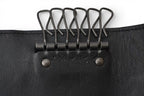 Bottega Veneta Key Case Key Ring Rows Intrecciato Nappa Black