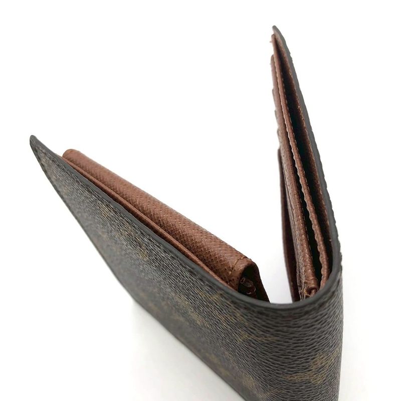 Louis Vuitton Portefeuille Marco Bifold Wallet Monogram Brown