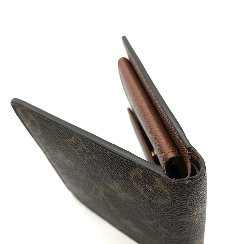 Louis Vuitton Portefeuille Marco Bifold Wallet Monogram Brown