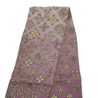 Louis Vuitton Scarf Bandeau Monogram Gradient Purple