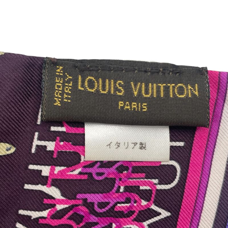 Louis Vuitton Scarf Bandeau Monogram Gradient Purple