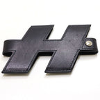 Hermes Card Case Tag Calf Veau Epsom Black Blue Indigo Ash Tag Blue-indigo