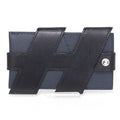 Hermes Card Case Tag Calf Veau Epsom Black Blue Indigo Ash Tag Blue-indigo