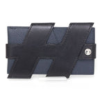 Hermes Card Case Tag Calf Veau Epsom Black Blue Indigo Ash Tag Blue-indigo