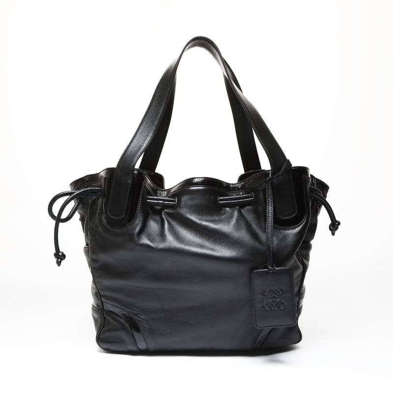 Loewe Tote Leather Patent Anagram
