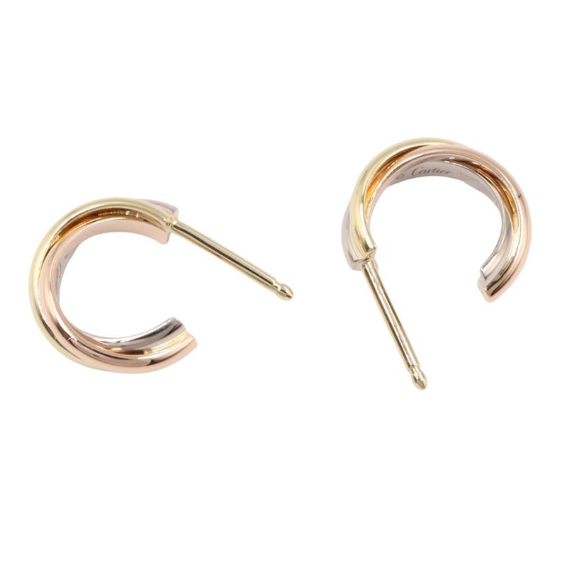 Cartier Earrings Trinity Small 18k White Gold