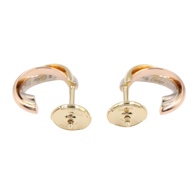 Cartier Earrings Trinity Small 18k White Gold