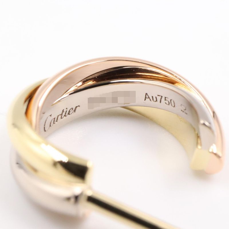 Cartier Earrings Trinity Small 18k White Gold