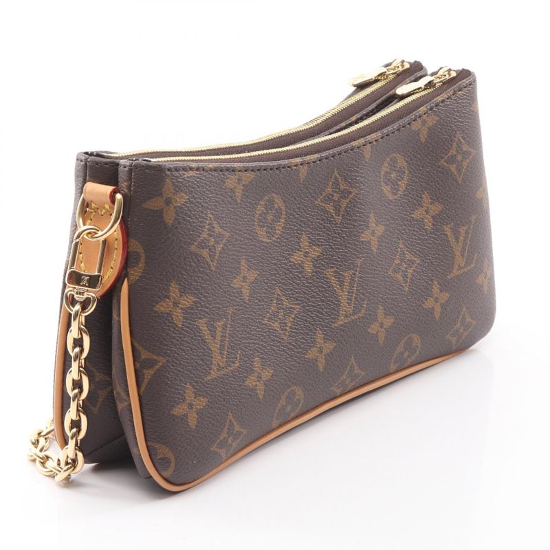 Louis Vuitton Shoulder Bag Pochette Riv Canvas Leather