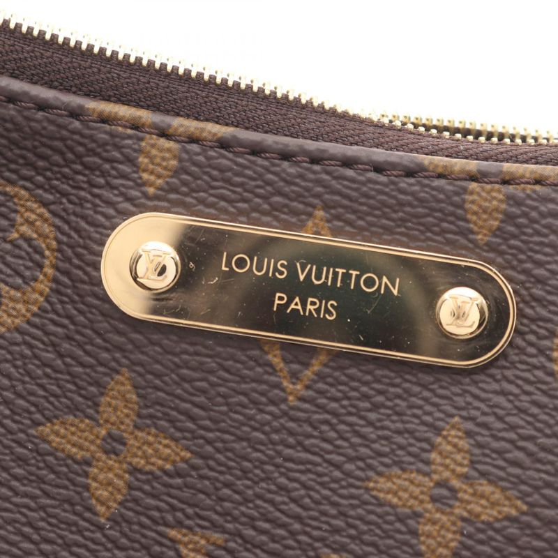 Louis Vuitton Shoulder Bag Pochette Riv Canvas Leather