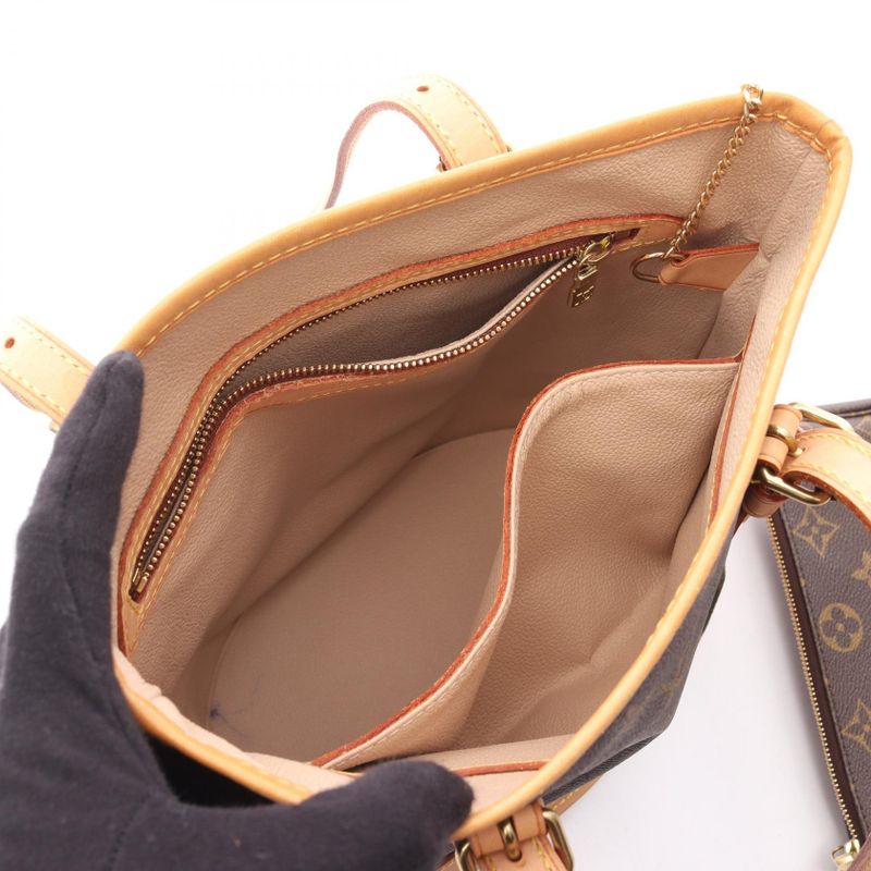 Louis Vuitton Handbag Bucket PM Canvas Leather