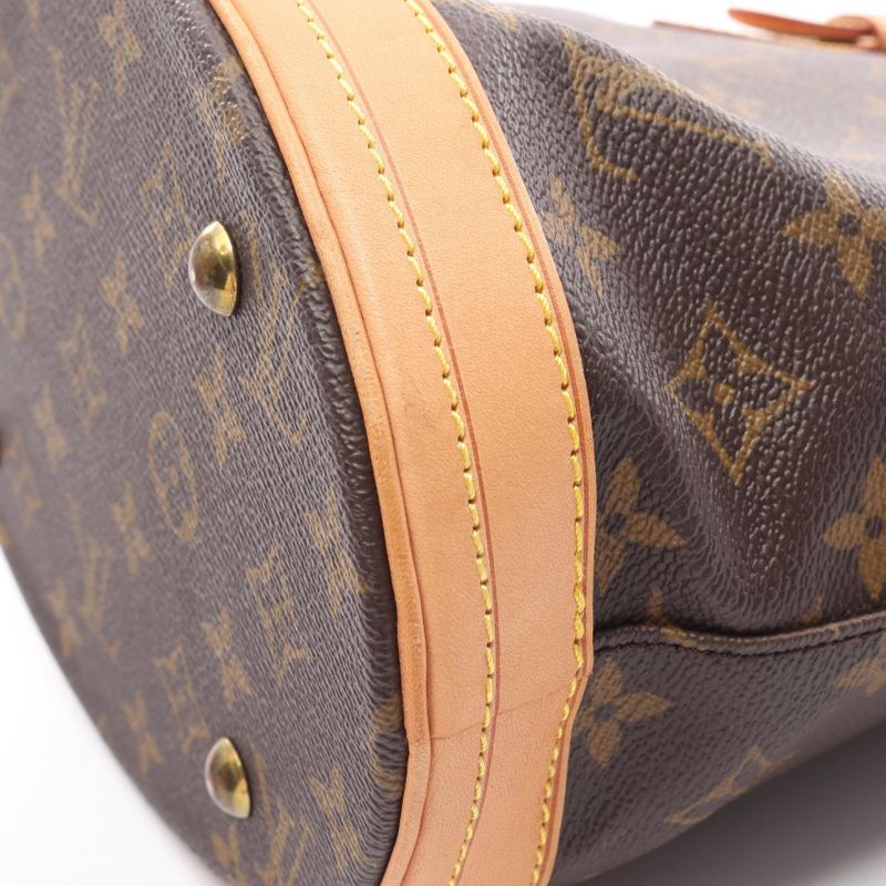 Louis Vuitton Handbag Bucket PM Canvas Leather