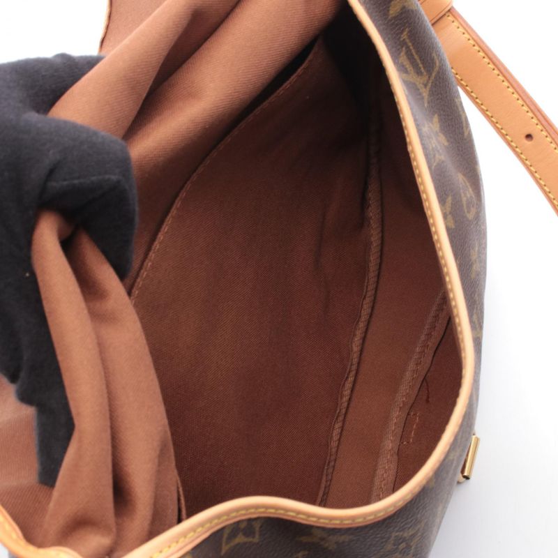Louis Vuitton Shoulder Bag Saumur 30 Canvas Leather