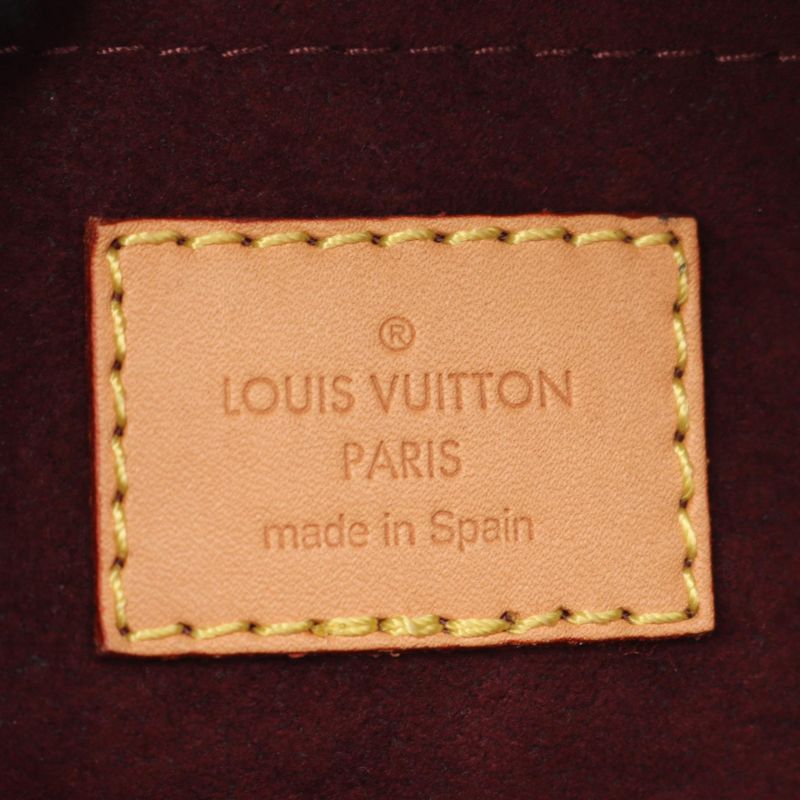 Louis Vuitton Handbag Montaigne MM Canvas Leather