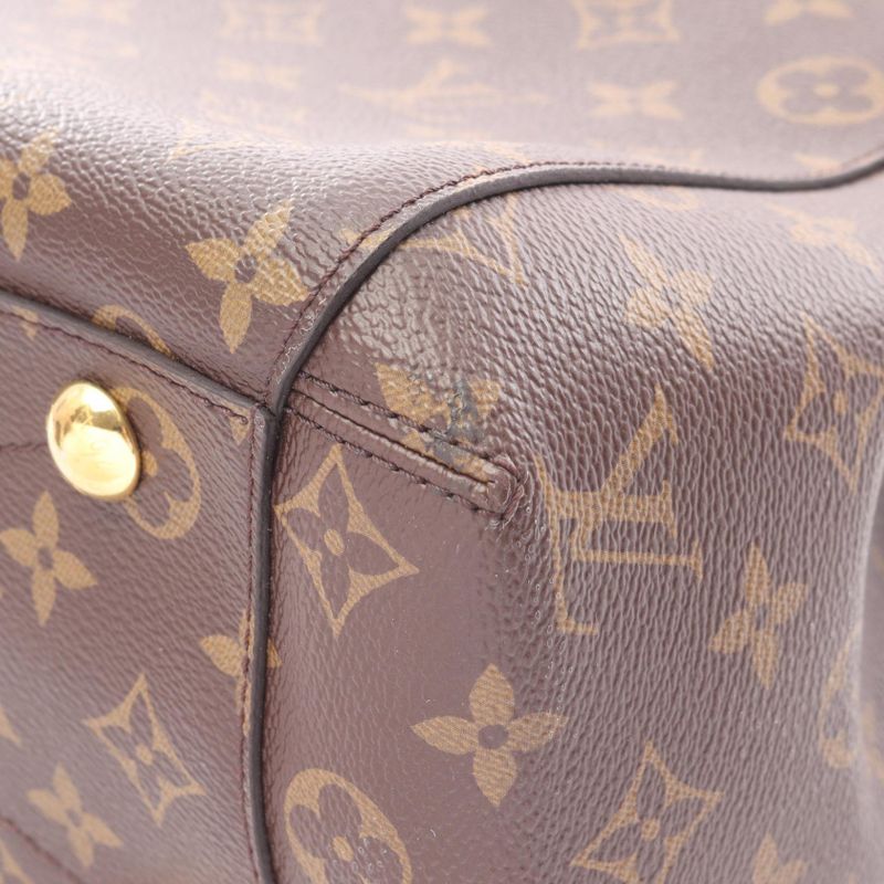 Louis Vuitton Handbag Montaigne MM Canvas Leather