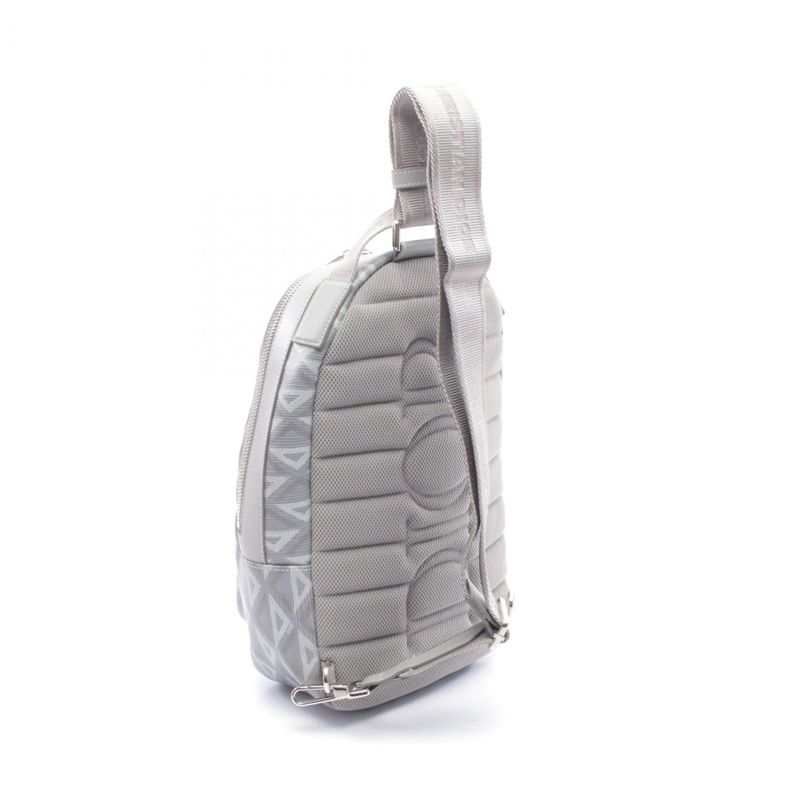 Dior Waist Bag Rider Mini CD Diamond Gray Canvas White